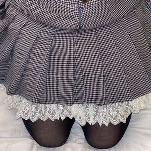 🖤 Handmade - School Uniform Skirt - Checkered 🖤